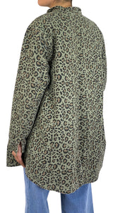 Chaqueta Animal Print Verde
