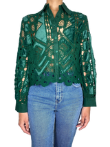 Blusa Tejida Verde