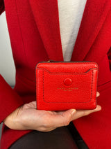 Billetera Cuero Rojo