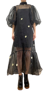 Vestido Traslucido Negro