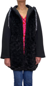 Abrigo Piel Sintética