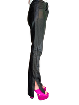 Pantalón Cuero Negro