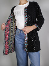 Tapado Bordado Lentejuelas