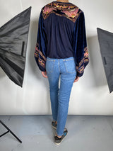 Blusa Con Mangas Velvet