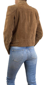 Chaqueta Cuero Café