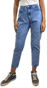 Jeans Mom Acid Blue