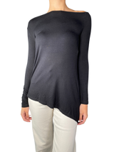 Polera Manga Larga Asimétrica