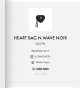 Bandolera Heart Black