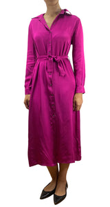Vestido Camisero Fucsia
