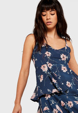 Vestido Apricot Largo Azul - Calce Regular