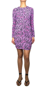 Vestido Morado Felinos