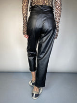 Pantalón Baggy Antibes Cuero Vegano