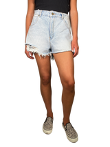 Short Denim High Rise Slim