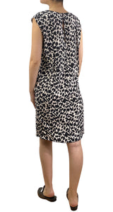 Vestido Estampado Negro