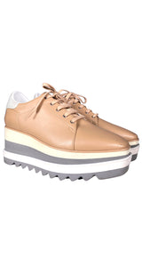 Zapatos Platform Beige