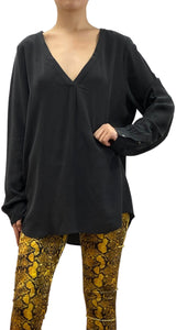 Blusa Negra Seda