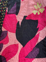 Saco Seda Lolo Print Fucsia