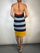 Vestido Tejido Franjas