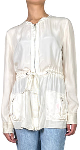 Blusa Seda Crema