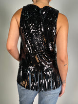 Top Lentejuelas y Flecos