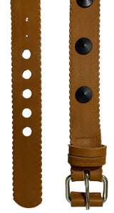 Cinturón Café Tachas