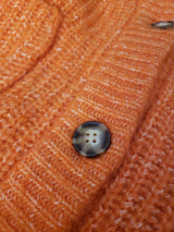 Cardigan Tejido Naranja