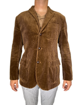 Blazer Cotelé Café