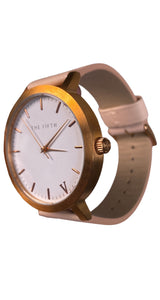 Reloj Correa Cuero Rosa