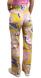 Pantalón Denim Multicolor