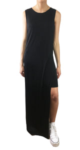 Vestido Tajos Negro