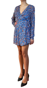 Vestido Azul Traslúcido