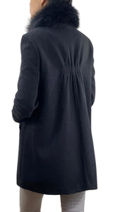 Abrigo Negro Lana