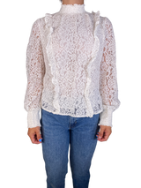 Blusa Blanca Encaje