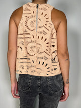 Blusa Lino Detalles Tejidos