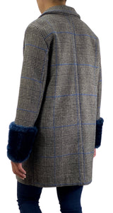 Abrigo Houndstooth