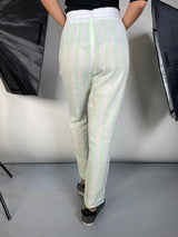 Pantalón Lino a Rayas