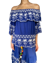 Set Blusa Y Falda Bordado