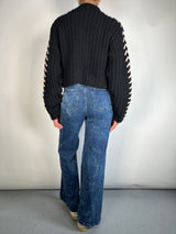 Sweater Con Detalle Trenzado