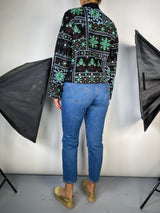 Chaqueta Bordada Espejos