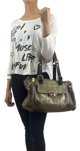 Cartera de Mano Piel