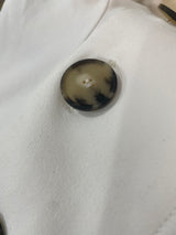 Polera Blanca Botones