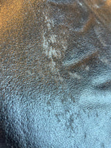 Abrigo Plateado Peludo Reversible