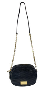 Bandolera Negra Trenzada