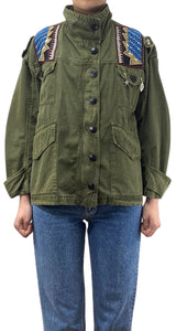 Chaqueta Verde Militar
