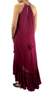Vestido Maxi Burdeo