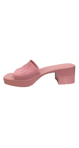 Sandalias Rosadas Rubber