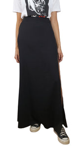 Falda Maxi Negra Abertura