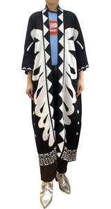 Cárdigan Blanco y Negro