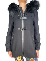 Abrigo Piel Sintética