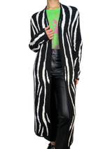 Cárdigan Blanco Y Negro